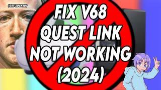 How to FIX Meta Quest Link after V68 in 2024 (fix Pavlov, DCS, VRChat, OpenXR)