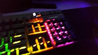 Asus Aura + Corsair Strafe RGB Sound Reactive Demo