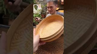 Master Qiu Zhumu intangible cultural heritage skills shine in the new era. #The inheritance of bambo