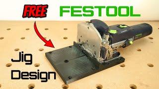 FREE Festool Domino Thin Stock Jig Design  |  Make your tool more versatile!