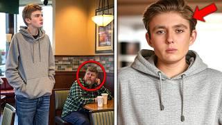 Stranger Yells at Barron Trump in a Café, How He Handles It Changes Everyone’s Perspective