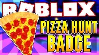 HOW TO GET THE PIZZA HUNTER BADGE IN ROBLOX SKATING RINK | Roblox