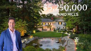 Step Inside this $5,250,000 Rare Alamo Hills Estate on 2 Flat Acres | 32 Kensington Ct, Alamo