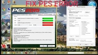 PES2015-16-17-18-19 Pes 2021VRAM 512-GPU error fix by a app very simple (PC)