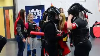 Алина Лаппо (школа фехтования SWORD) на юношеском Чемпионате мира по HMB Soft в Праге.