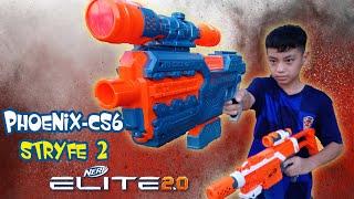 Khui Hộp Súng Nerf Mới Nhất Elite 2.0 Phoenix CS 6 Stryfe 2