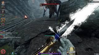 Spear Handmaiden completely bullies Chaos Spawn on Vermintide 2 Cataclysm Chaos Wastes