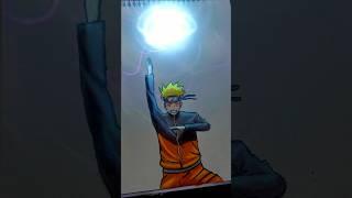 Drawing Naruto with rasengan || #animedrawing  #naruto #itachi #madara #anime #shorts