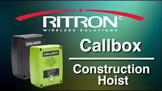 Emergency Callbox Keeps Construction Safe