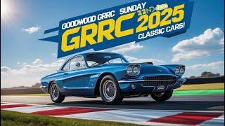 Goodwood GRRC Sunday 2025: Classic Cars Galore at Motor Circuit 4K!