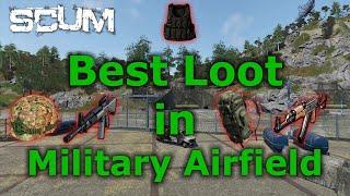 Find INSANE Loot At The Military Airfield in SCUM (D4 Airfield)