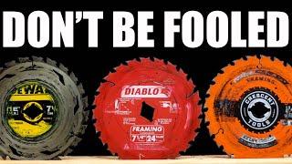 These Circular Saw Blades HAD ME FOOLED!