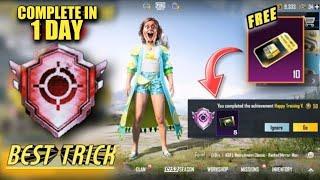 How To Complete Happy Training Achievement In BGMI And PUBG Mobile | New Track For Happy Training