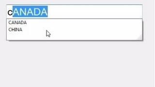 AutoComplete Text