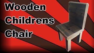 Wooden Childrens Chair