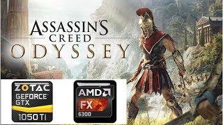 Assassin's Creed Odyssey [Gameplay] on GTX 1050 ti and FX 6300 (1080p Test)