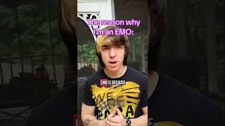 Why I became EMO  #emo #alternative #cringe #scene #goth