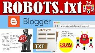 Enable Robots.txt in Blogger | How to add custom Robots.txt file in blogger?