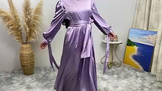 weimei wholesale factory direct selling women muslim islamic clothes satin dubai abaya turkey style