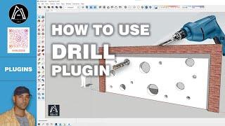 #sketchup HOW TO USE #drill  #plugin