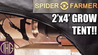 Spider Farmer SF-2000 2'X4' Grow Tent Kit Review :: Does It Have What You Need?