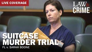 LIVE: Suitcase Murder Trial — FL v. Sarah Boone — Motions Hearing