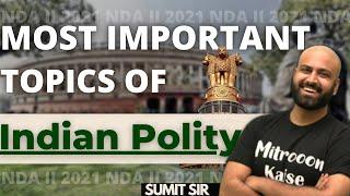 Most Important Topic of Polity for NDA 2 2021 | GAT for NDA | Crack NDA 2 2021 | Learn with Sumit