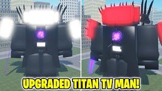 How to get UPGRADED TITAN TV MAN BADGE in Skibidi Toilet RP (ROBLOX)