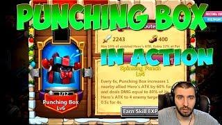 НОВАЯ КОРОБКА УБИВАШКА \ PUNCHING BOX \ БИТВА ЗАМКОВ \ CASTLE CLASH