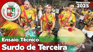 Grande Rio 2025 | Surdo de Terceira - Ensaio Técnico | Samba ao vivo #ET25