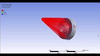 Ansys Tutorial -Beam Connector Using As a Bolt.