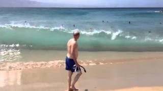 Ka'anapali Beach wipe-out