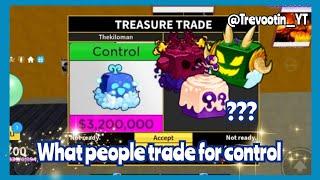 What people trade for Control Fruit in Blox Fruit🫧 (roblox)