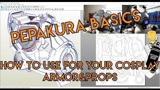 Pepakura basics, how to use for your foam cosplay armor and props