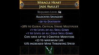 How to Craft a +2 Cold (Fire / Lightning) Skills Amulet with T1 Crit Multiplier