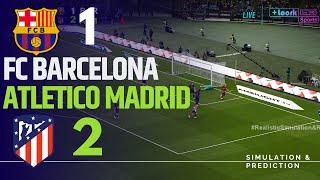 BARCELONA 1-2 ATLETICO MADRID • Highlights • La Liga 24/25 | Simulation/Recreation