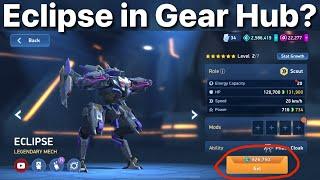 Eclipse in the Gear Hub? - Mech Arena News