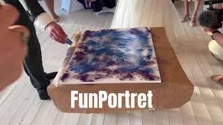 Портрет с блёстками от FunPortret