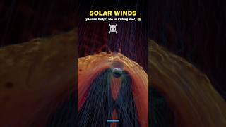 Solar Winds vs Earth ️ #shorts #space #earth #universe