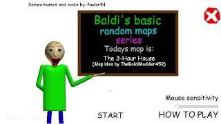 JUST BORING | BBRMS: The 3-Hour House [Baldi's Basics Mod]