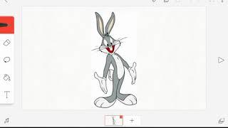 Looney tunes bugs bunny çizimi (FLİPACLİP)