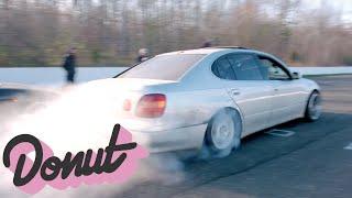 Chris Forsberg Drives (And Drifts) a Haggard Garage Car! | Donut Media