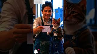 #There #was a #cat #named #Nishi #who #worked in a #restaurant in #the #city .