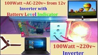 How to Make 12v to 220v Ac Inverter | 100 watt Inverter | Dc 12v to Ac 220v 100 watt Inverter