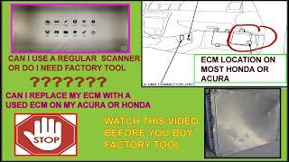 Honda/Acura PCM Replacement, how to replace your pcm with a used ecm on your honda or acura