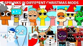 Incredibox Sprunki in Different Christmas Mods