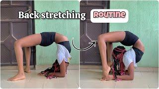 Intermediate BACK stretching routine