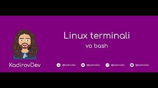 #10 – Linux terminali va bash. Veb-dasturlash kursi