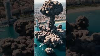 Nuclear explosion at sea | ai-video #aivideo #war #nuclear #explosion
