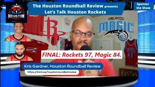 "Let's Talk Houston Rockets" postgame show - Rockets 97, Magic 84.